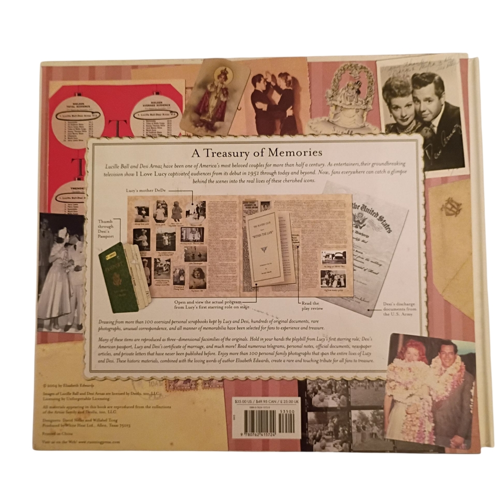 I Love Lucy & Desi A Real-Life Scrapbook Of America's Favorite TV Couple Book - Picture 3 of 5